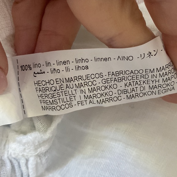 Linen Button Blouse - Picture 6 of 6